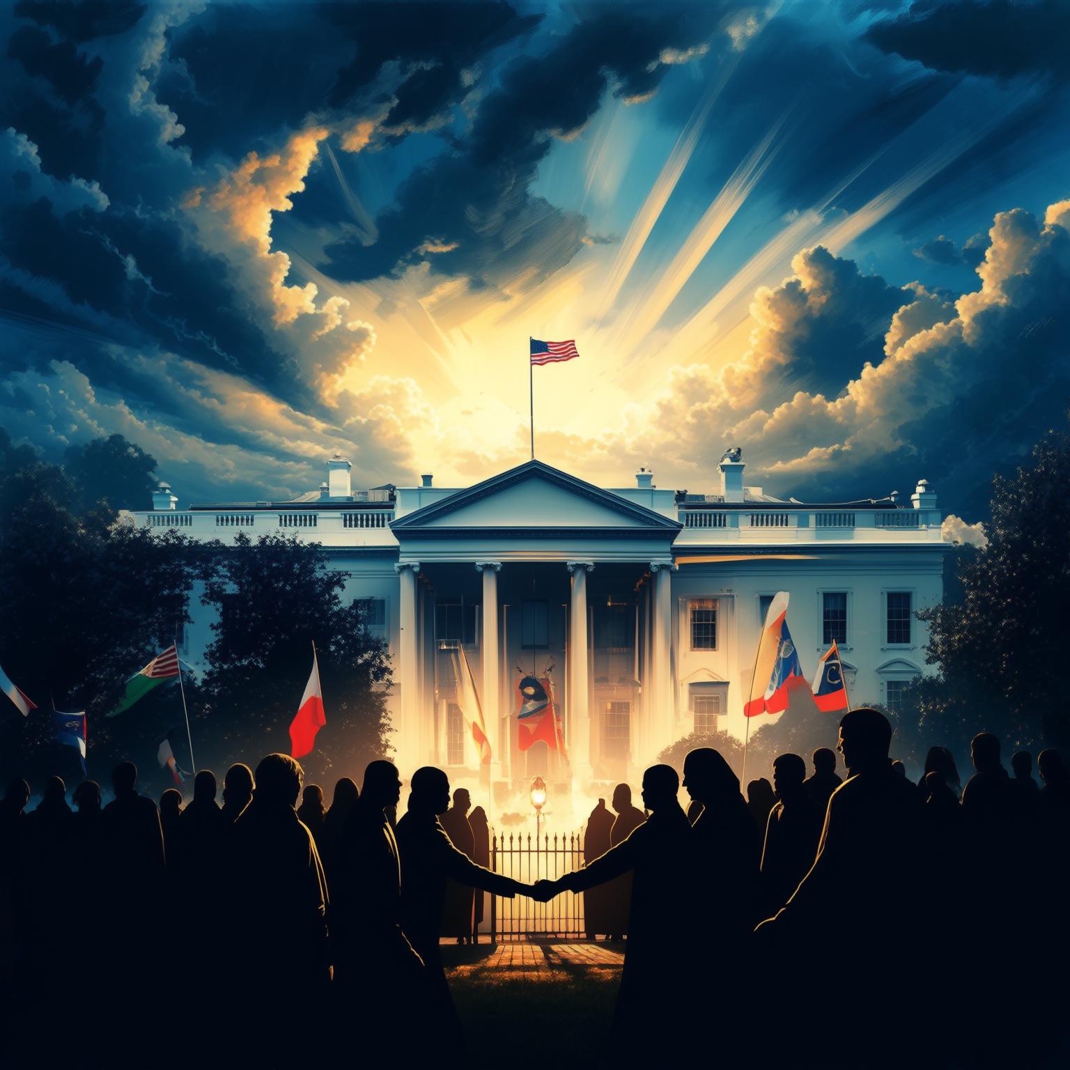 Busy Day at the White House
